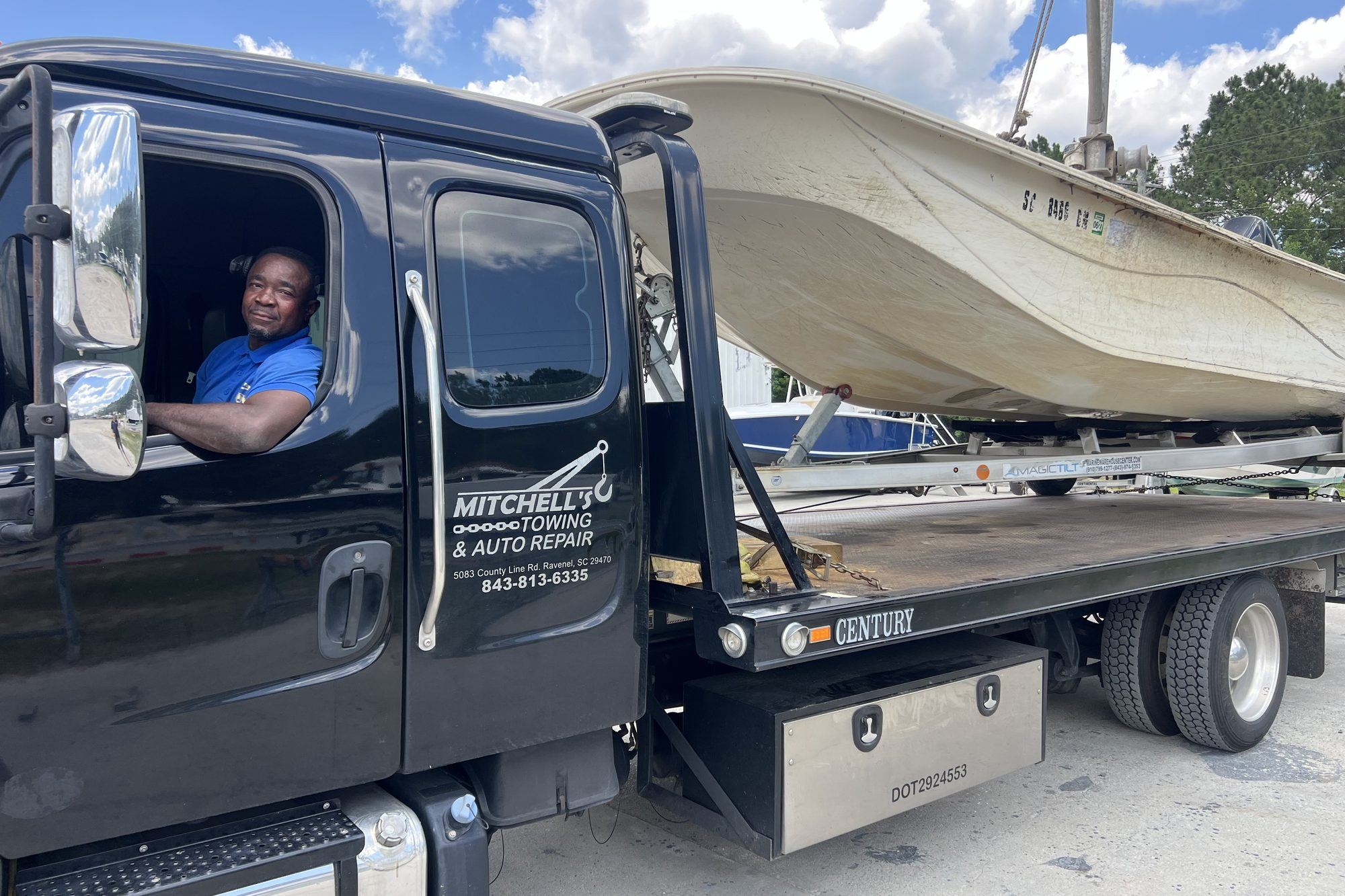 Trevor Mitchell in the Mitchell's rollback in Ravenel, SC